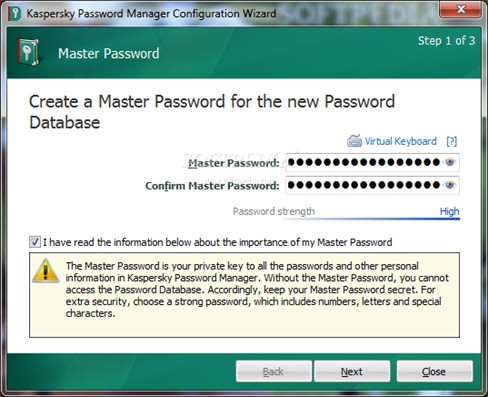 Giao diện Kaspersky
