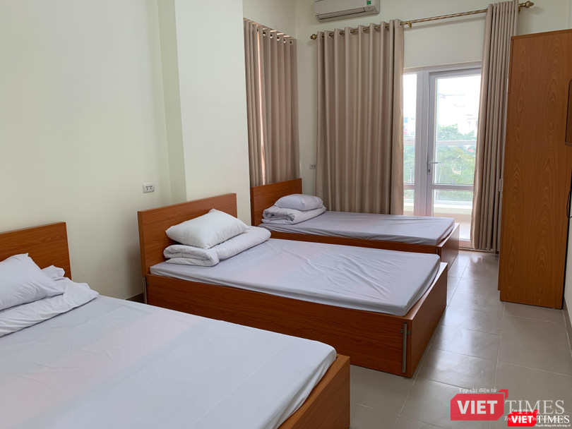 Phòng theo dõi sau tiêm thử nghiệm vaccine COVIVAC ở Trường Đại học Y Hà Nội