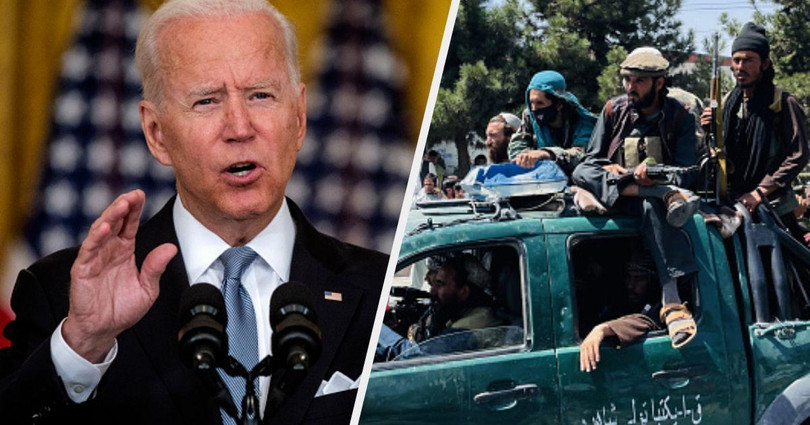 Ông Biden đang hứng chịu búa rìu dư luận vì cuộc rút quân thất bại tại Afghanistan. Ảnh: Huffington Post