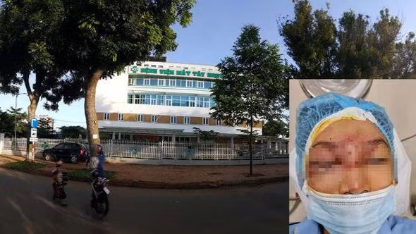 Bé trai 14 tuổi được cấp cứu ở Bệnh viện Mắt Tây Nguyên