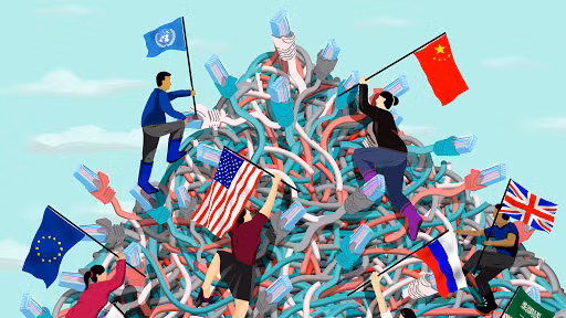 Cấu trúc mạng mới có thể sẽ tạo nên bước đột phá về công nghệ nhưng các quốc gia phương Tây lại lo lắng rằng Internet sẽ bị kiểm soát nhiều hơn. Ảnh: FT