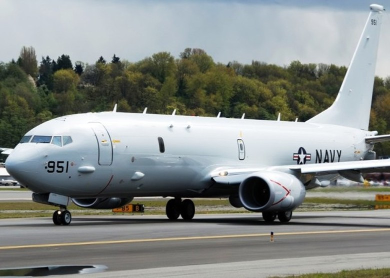 Chiếc P-8A của hải quân Mỹ thực hiện chuyến bay