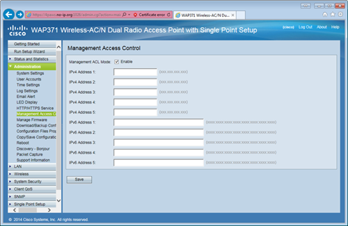 Một access point cho phép thiết lập nhiều địa chỉ truy cập giao diện quản lý mạng Wi-Fi.