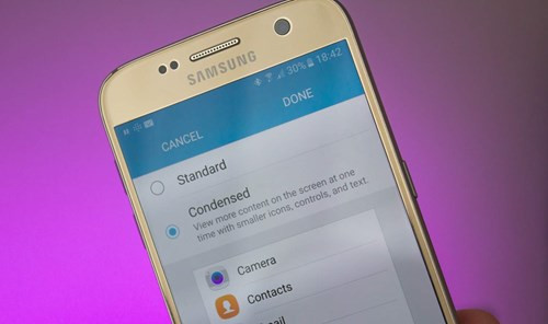 Chức năng thay đổi DPI cho giao diện sử dụng trên Samsung Galaxy mới.