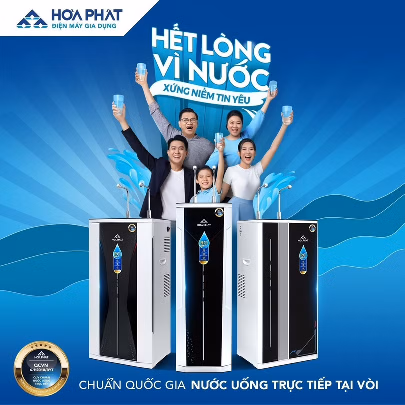 Máy lọc nước Hòa Phát sở hữu nhiều tính năng nổi bật