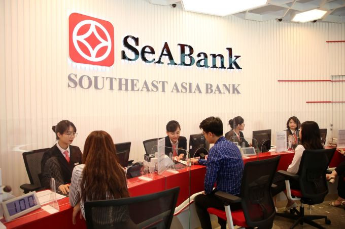 Một chi nhánh giao dịch của SeABank. Ảnh: SeABank