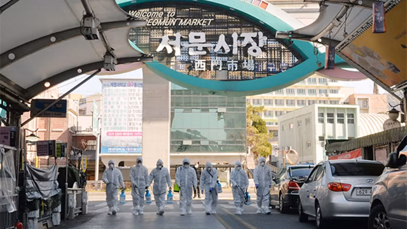 Số bệnh nhân bị nhiễm COVID-19 ở Hàn Quốc đã là 6.553 người (Ảnh: Yonhap). Số bệnh nhân bị nhiễm COVID-19 ở Hàn Quốc đã là 6.553 người (Ảnh: Yonhap).