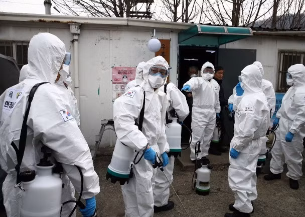 Tình hinhg dịch bệnh COVID-19 ở Hàn Quốc ngày càng diễn biến phức tạp (Ảnh: Yonhap).