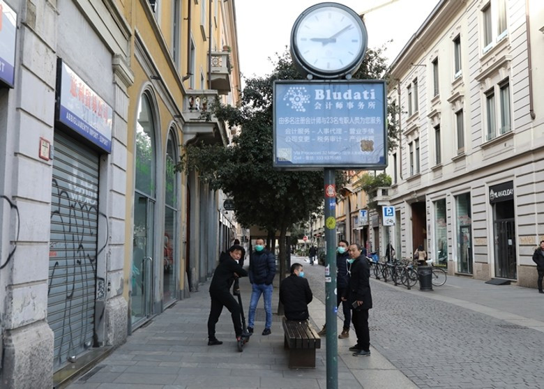 Đường phố Milan - nơi được cho là một ổ dịch giờ đây đã rất vắng vẻ (Ảnh: Guancha).