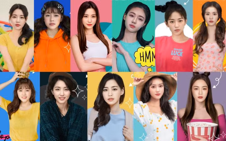 Eternity là nhóm nhạc ảo 11 thành viên được tạo ra bởi công nghệ AI và deepfake. Ảnh: Yuga Tech