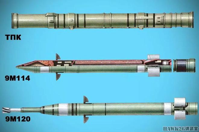 Ống phóng và hai loại tên lửa của tổ hợp (Ảnh: NetEasy).