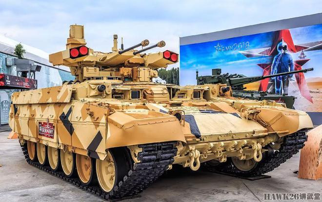 Xe chiến đấu BMPT “Терминатор” (Kẻ hủy diệt) của Quân đội Nga cũng được trang bị 4 ống phóng tên lửa chống tăng 9M120 "Assault"(Ảnh: NetEasy).