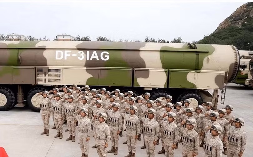 Tên lửa DF-31A đã được Trung Quốc đưa vào biên chế trang bị (Ảnh: Toutiao).