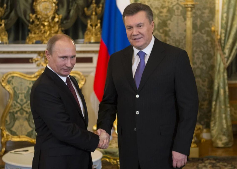 Tổng thống Nga Putin và cựu Tổng thống Ukraine Yanukovych (Ảnh: Sohu). Tổng thống Nga Putin và cựu Tổng thống Ukraine Yanukovych (Ảnh: Sohu).
