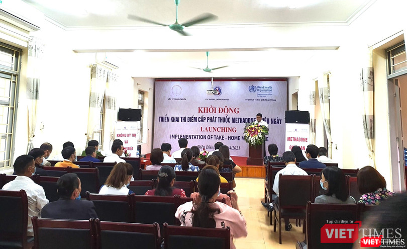 Khởi động cấp phát thuốc Methadone nhiều ngày cho người bệnh điều trị nghiện các chất dạng thuốc phiện ở tỉnh Điện Biên