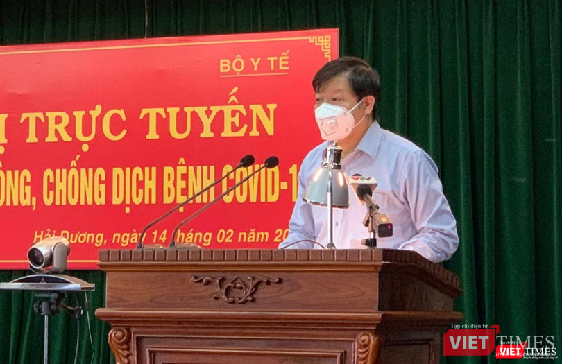 PGS.TS. Trần Như Dương – Trưởng Đoàn Công tác phòng, chống dịch COVID-19 tại Hải Dương