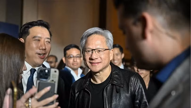 Jensen Huang của Nvidia đang ngày càng nổi tiếng khi Nvidia dẫn đầu trong lĩnh vực AI. Ảnh: Business Insider.