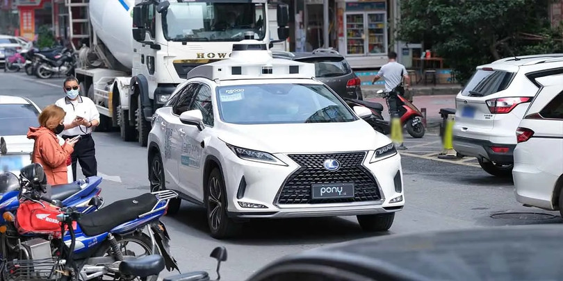 Công ty Pony.ai Inc. triển khai dịch vụ robotaxi ở Quảng Châu, Trung Quốc. Ảnh Electrek.
