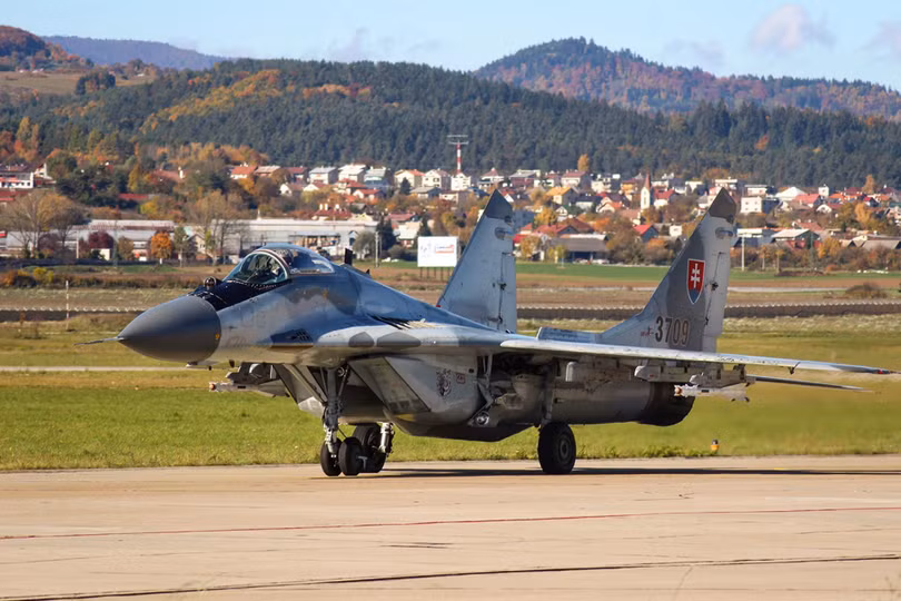 Máy bay chiến đấu MiG-29 của Không quân Slovakia. Ảnh Bộ Quốc phòng Slovakia