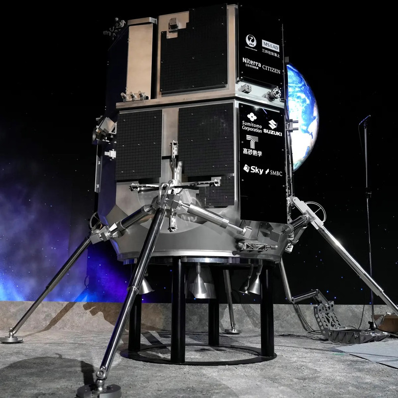 Tàu đổ bộ mặt trăng Hakuto-R của công ty khởi nghiệp Nhật Bản Ispace. Ảnh Reuters. Tàu đổ bộ mặt trăng Hakuto-R của công ty khởi nghiệp Nhật Bản Ispace. Ảnh Reuters.