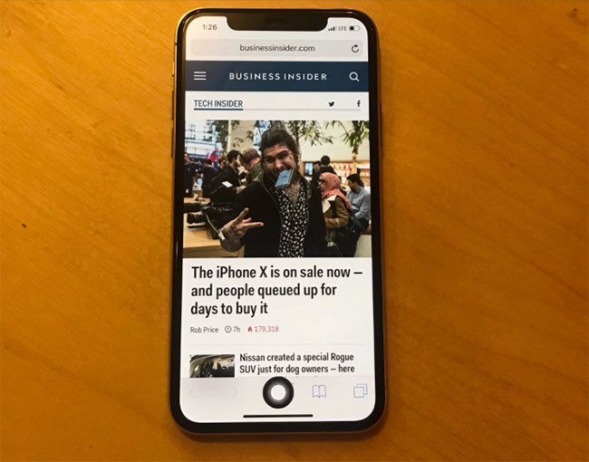 Làm thế nào để tạo nút Home ảo trên iPhone X? ảnh 5