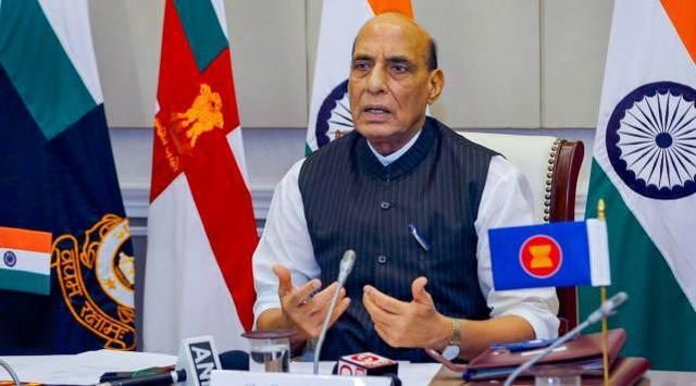 Bộ trưởng Quốc phòng Ấn Độ Rajnath Singh kêu gọi thiết lập một "trật tự cởi mở và bao dung" ở khu vực Ấn Độ - Thái Bình Dương, trong đó có Biển Đông (Ảnh: RFI). Bộ trưởng Quốc phòng Ấn Độ Rajnath Singh kêu gọi thiết lập một "trật tự cởi mở và bao dung" ở khu vực Ấn Độ - Thái Bình Dương, trong đó có Biển Đông (Ảnh: RFI).