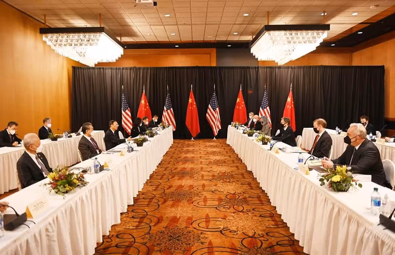 Hội đàm Alaska - cuộc gặp gỡ các quan chức cấp cao Trung Quốc và Mỹ đầu tiêm dưới thời Joe Biden không đạt kết quả gì (Ảnh: Getty).