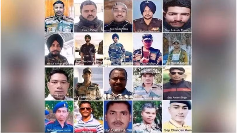 Ấn Độ chính thức công bố 20 binh sĩ bị thiệt mạng trong vụ đụng độ với Trung Quốc ở thung lũng Galwan tối 15/6 (Ảnh: India Today).