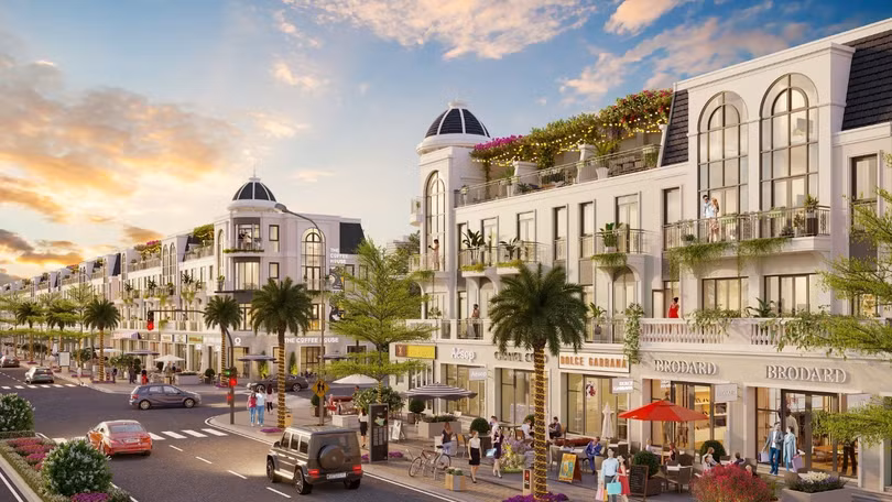 Phối cảnh khu phố Tây dự án Imperia Grand Plaza Đức Hòa Phối cảnh khu phố Tây dự án Imperia Grand Plaza Đức Hòa