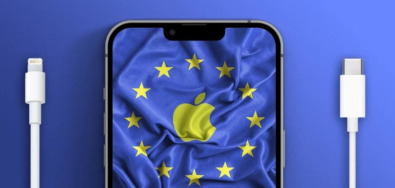 Apple khổ sở vì quy định mới của EU. Ảnh: 9to5Mac.