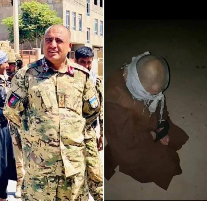 Haji Mullah Achakzai, cảnh sát trưởng tỉnh Badghis bị Taliban hành quyết (Ảnh: Newsweek). Haji Mullah Achakzai, cảnh sát trưởng tỉnh Badghis bị Taliban hành quyết (Ảnh: Newsweek).