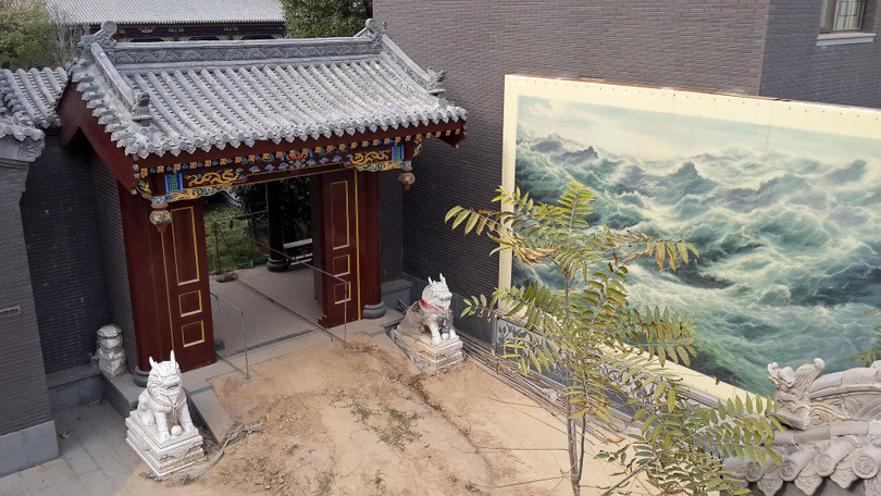 Bên trong khuôn viên "Tướng quân phủ" được xây dựng theo kiến trúc Cố Cung (Ảnh: Dwnews).