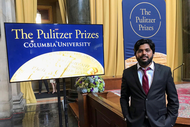 Ông Danish Siddiqui nhận giải thưởng Pulitzer năm 2018 (Ảnh: Reuters).