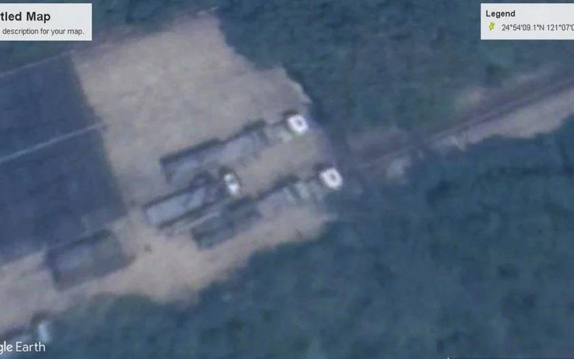 Ảnh vệ tinh chụp một trận địa HF-2E (Ảnh: strategy.style). Ảnh vệ tinh chụp một trận địa HF-2E (Ảnh: strategy.style).