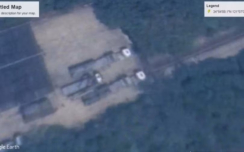 Ảnh vệ tinh chụp một trận địa HF-2E (Ảnh: strategy.style).