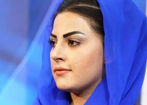 Shabnam Dawran, nữ phát thanh viên nổi tiếng của Đài phát thanh Mili của nhà nước Afghanistan tố cáo bị kì thị (Ảnh: Đông Phương).