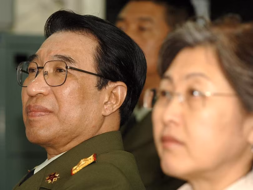 Từ Tài Hậu và vợ là Triệu Lê (Ảnh: Dwnews).