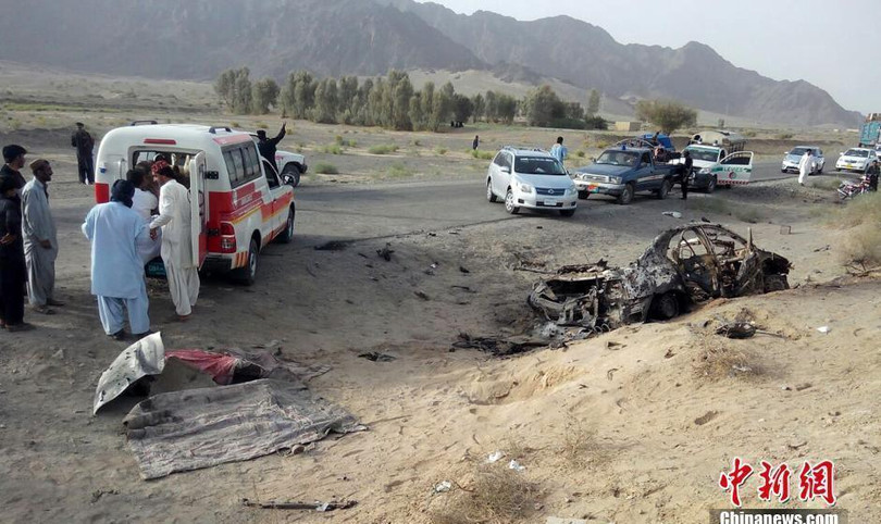 Thủ lĩnh Taliban Mansoor bị máy bay không người lái giết chết tại Pakistan năm 2016 (Ảnh: CNS).