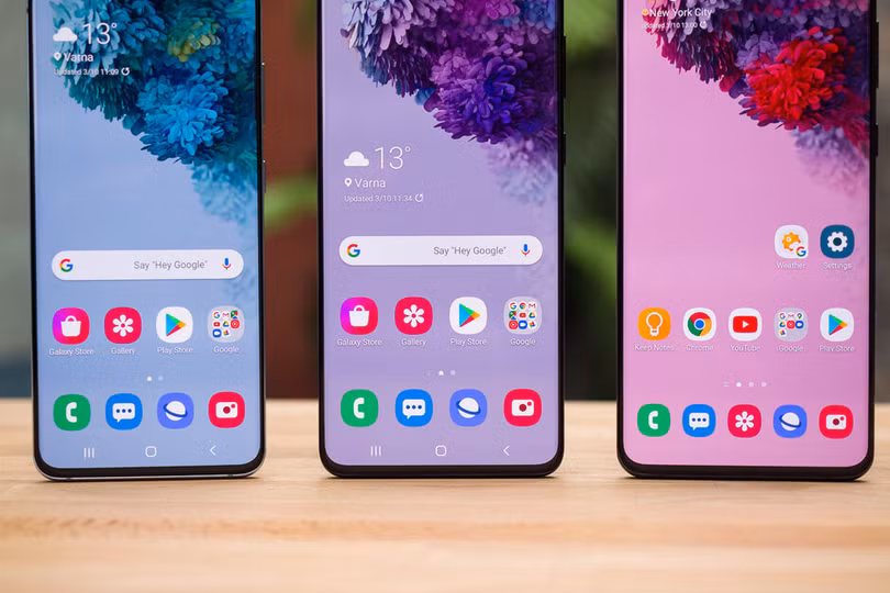 Bộ ba Samsung Galaxy S20 tiếp tục khuynh đảo thị trường điện thoại thông minh 5G tại Mỹ. Ảnh: Phone Arena