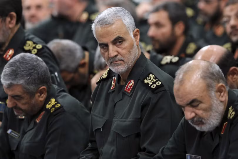 Thủ lĩnh Lực lượng Quads của Iran, Tướng Qasem Soleimani bị Mỹ ám sát. Ảnh: Reuters