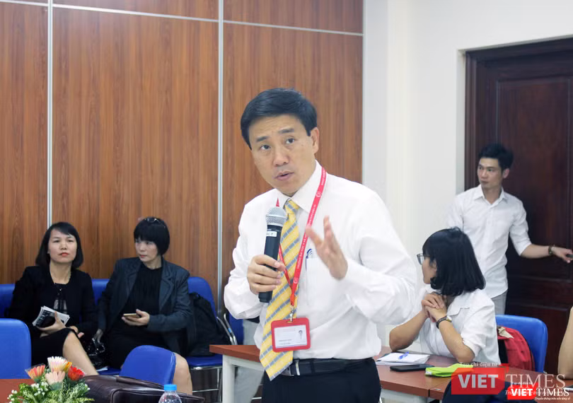 PGS.TS. Đoàn Quốc Hưng – Phó Hiệu trưởng Trường Đại học Y Hà Nội - thông tin về dự án “Nâng cao năng lực đào tạo và nghiên cứu về bệnh không lây nhiễm ở Việt Nam”.