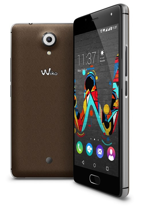 Wiko U-Feel trang bị phần cứng khỏe và còn được tăng cường bảo mật bằng dấu vân tay.