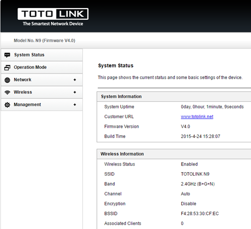 Đánh giá Access Point TOTOLINK N9 ảnh 11 Đánh giá Access Point TOTOLINK N9 ảnh 11