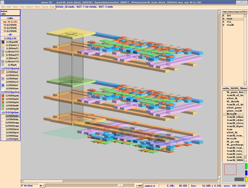 Tất tật về phần mềm thiết kế chip EDA, mặt trận mới trong cuộc đối đầu công nghệ Mỹ-Trung - Ảnh 2. Ảnh chụp màn hình phần mềm EDA MAX_3D dành cho thiết kế chip