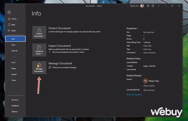 Cách khôi phục lại tập tin Office chưa kịp lưu bằng các tùy chọn có sẳn - Ảnh 7.
