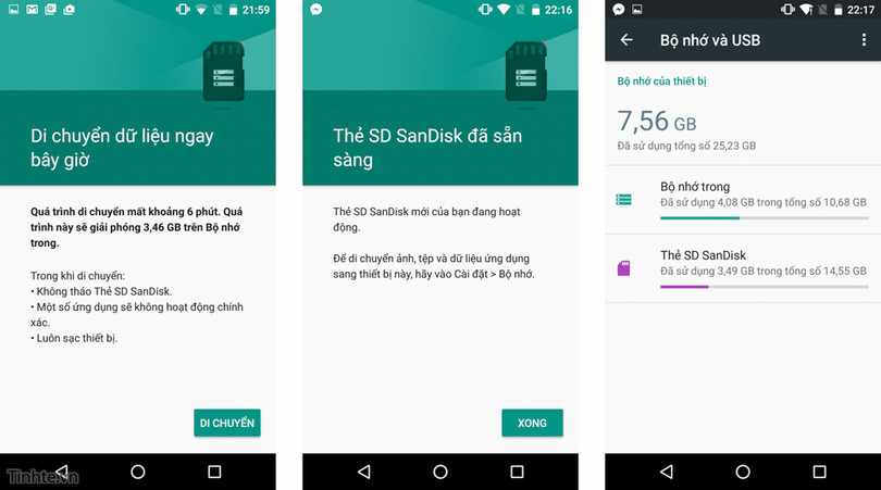 Dùng thẻ nhớ như là bộ nhớ trong trên Android 6.0: không như những gì bạn nghĩ ảnh 2