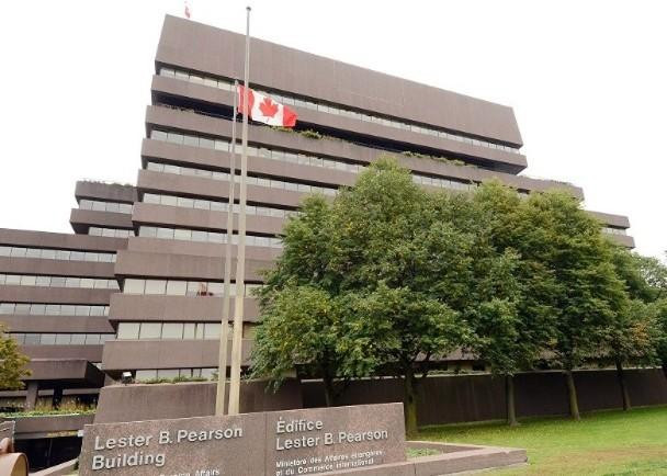 Bộ Các vấn đề Toàn cầu Canada - nơi ra tuyên bố trừng phạt Trung Quốc về vấn đề Tân Cương (Ảnh: Đông Phương).