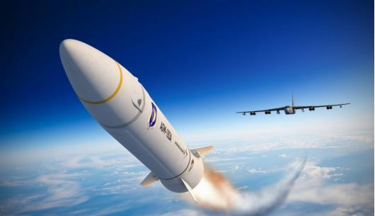 Tên lửa AGM-183A được phóng từ B-52H (Ảnh: 163.com).