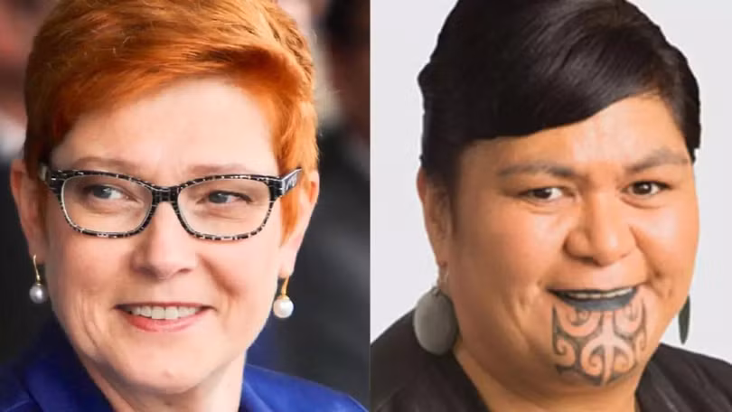 Ngoại trưởng Australia Marise Payne (trái) và Ngoại trưởng New Zealand Nanaia Mahuta hôm 22/3 đã ra tuyên bố chung lên án Trung Quốc trong vấn đề Tân Cương (Ảnh: RFI).