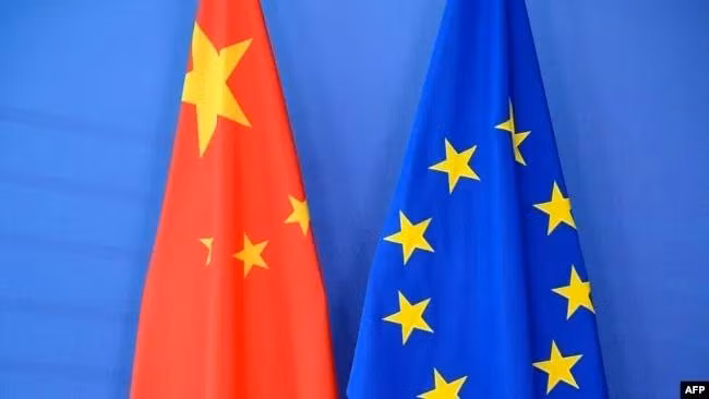 Quyết định trừng phạt trả đũa 10 cá nhân và 2 thực thể Châu Âu của Trung Quốc đã phủ bóng mây lên Hiệp định Đầu tư toàn diện Châu Âu (Ảnh: AFP).